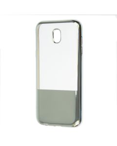 XCase Electroplate TPU Slim Fit Case - Θήκη Σιλικόνης Clear / Silver (Samsung Galaxy J5 2017)