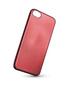 Elegance Carbon Soft TPU Case Θήκη Σιλικόνης Red (LG K10 2017)