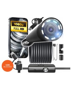 Endoscope Camera Lens 8mm USB / Type C / Micro USB LTC με Καλώδιο 3.5m - Black - MT82580