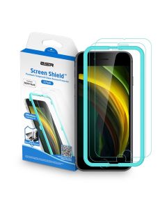 ESR Screen Shield Αντιχαρακτικό Γυαλί 9H Tempered Glass 2-Pack (iPhone 7 / 8 / SE 2020 / 2022)
