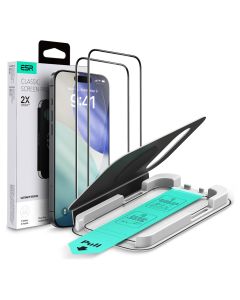 ESR UltraFit Full Face Αντιχαρακτικό Γυαλί 9H Tempered Glass 2-Pack Black (iPhone 17 Air)