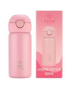 Estia Wonder Bottle Save The Aegean Stainless Steel 350ml (01-23515) Παιδικό Θερμός - Candy Pink