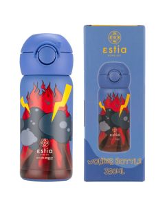 Estia Wonder Bottle Save The Aegean Stainless Steel 350ml (01-23508) Παιδικό Θερμός - Lava Splash