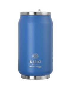 Estia Travel Cup Save The Aegean Stainless Steel 300ml Ισοθερμικό Ποτήρι - Denim Blue