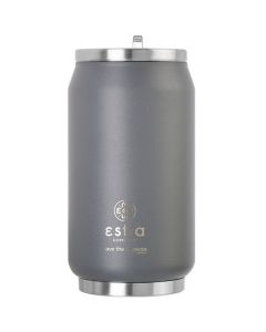 Estia Travel Cup Save The Aegean Stainless Steel 300ml Ισοθερμικό Ποτήρι - Fjord Grey