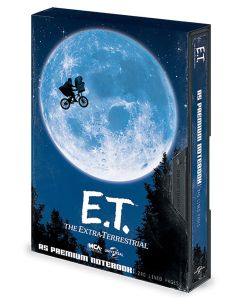 E.T. (VHS) Premium A5 Notebook Σημειωματάριο Ριγέ