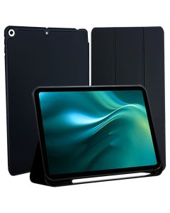 Etteri Smart Cover Case Θήκη Βοοκ με δυνατότητα Stand - Black (iPad 10.2 2019 / 2020 / 2021)