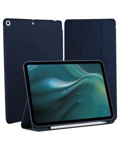 Etteri Smart Cover Case Θήκη Βοοκ με δυνατότητα Stand - Dark Blue (iPad 10.2 2019 / 2020 / 2021)