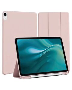 Etteri Smart Cover Case Θήκη Βοοκ με δυνατότητα Stand - Light Pink (iPad Air 4 2020 / 5 2022 / 11'' 6 2024 / 7 2025)