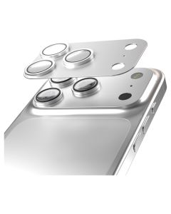 Etteri Full Camera Lens Guard Μεταλλικό Πλαίσιο Κάμερας Silver (iPhone 17 Pro) - MT83985