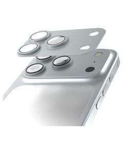 Etteri Full Camera Lens Guard Μεταλλικό Πλαίσιο Κάμερας Silver (iPhone 18 Pro) - MT84272
