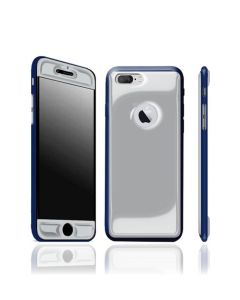 Exofab Selfie Grey Gel / Blue Shell for iPhone 7 / 8