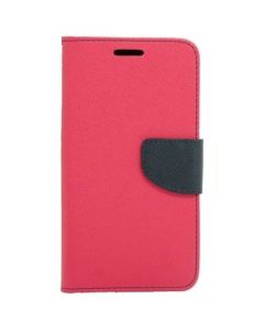 Tel1 Fancy Diary Θήκη Πορτοφόλι με δυνατότητα Stand Pink / Navy (iPhone 7 / 8 / SE 2020 / 2022)