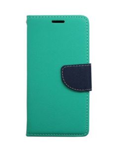 Tel1 Fancy Diary Θήκη Πορτοφόλι με δυνατότητα Stand Mint / Navy (LG K4)