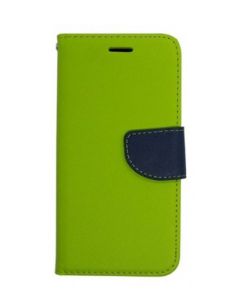Tel1 Fancy Diary Θήκη Πορτοφόλι με δυνατότητα Stand Lime / Navy (LG K4)