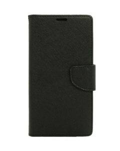 Tel1 Fancy Diary Θήκη Πορτοφόλι με δυνατότητα Stand Black (Huawei Nova Plus)