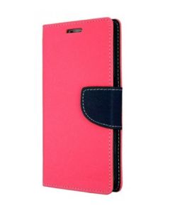 Tel1 Fancy Diary Case Θήκη Πορτοφόλι με δυνατότητα Stand Pink / Navy (Samsung Galaxy A3 2017)