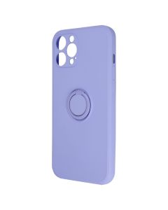 Finger Grip Silicone Ring Case - Purple (iPhone 16 Plus)