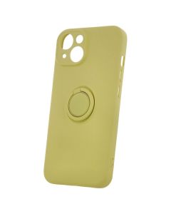 Finger Grip Silicone Ring Case - Yellow (iPhone 16 Pro Max)