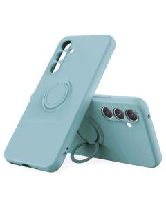 Finger Grip Silicone Ring Case - Light Green (Samsung Galaxy A05s)