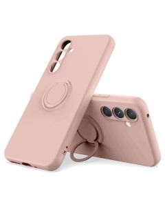 Finger Grip Silicone Ring Case - Pink (Samsung Galaxy A55 5G)