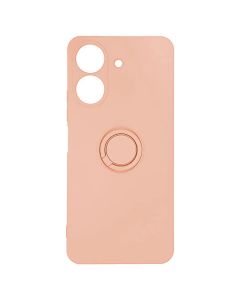 Finger Grip Silicone Ring Case - Pink (Xiaomi Redmi 13C / Poco C65)