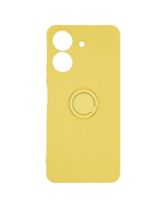 Finger Grip Silicone Ring Case - Yellow (Xiaomi Redmi 13C / Poco C65)