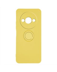 Finger Grip Silicone Ring Case - Yellow (Xiaomi Redmi A3 4G)