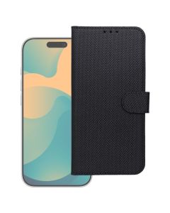 4Card RFID Anti-Theft Tech Fabric Wallet Case Θήκη Πορτοφόλι - Black (Samsung Galaxy S26 Plus) - MT83241