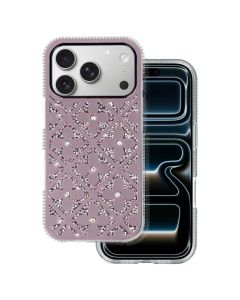 Flower Glamour Strass Case Θήκη Pink (iPhone 17 Pro / 18 Pro) - MT81804