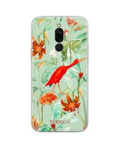 Babaco Flowers Silicone Case (BPCFLOW60627) Θήκη Σιλικόνης 049 Scarlet Ibis Green (Xiaomi Redmi 8)