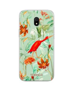 Babaco Flowers Silicone Case (BPCFLOW60628) Θήκη Σιλικόνης 049 Scarlet Ibis Green (Xiaomi Redmi 8A)