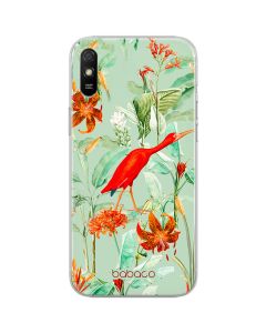 Babaco Flowers Silicone Case (BPCFLOW60545) Θήκη Σιλικόνης 049 Scarlet Ibis Green (Xiaomi Redmi 9A / 9AT)
