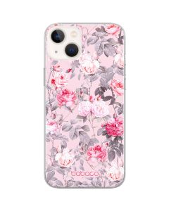 Babaco Flowers Silicone Case (BPCFLOW63668) Θήκη Σιλικόνης 054 Pink Roses (iPhone 13)