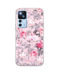 Babaco Flowers Silicone Case (BPCFLOW63735) Θήκη Σιλικόνης 054 Pink Roses (Xiaomi 12T / 12T Pro)