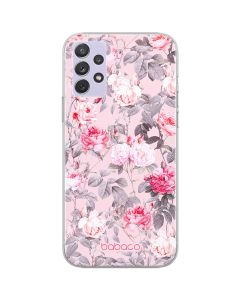 Babaco Flowers Silicone Case (BPCFLOW63690) Θήκη Σιλικόνης 054 Pink Roses (Samsung Galaxy A33 5G)