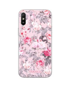 Babaco Flowers Silicone Case (BPCFLOW63545) Θήκη Σιλικόνης 054 Pink Roses (Xiaomi Redmi 9A / 9AT)