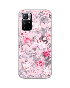 Babaco Flowers Silicone Case (BPCFLOW63707) Θήκη Σιλικόνης 054 Pink Roses (Xiaomi Poco M4 Pro 5G / Redmi Note 11T 5G / 11S 5G)