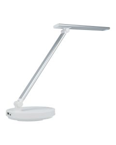 Foldable Led Lamp with Wireless Charging (PH3833) Λάμπα Γραφείου με Ασύρματο Φορτιστή - Silver
