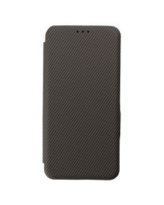 Folio Side Magnet Carbon Wallet Case Θήκη Πορτοφόλι - Brown (Samsung Galaxy S25)