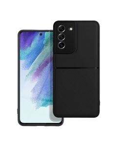 Forcell Noble PU Leather Rugged Armor Case Black (Samsung Galaxy S21 FE 5G)