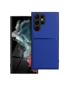 Forcell Noble PU Leather Rugged Armor Case Blue (Samsung Galaxy S22 Ultra 5G)