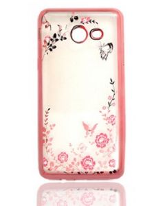 Forcell Strass TPU Case Diamond Garden - Θήκη σιλικόνης με Στρας Rose Gold (LG K3 2017)