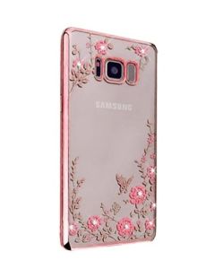 Forcell Strass TPU Case Diamond Garden - Θήκη σιλικόνης με Στρας Rose Gold (Samsung Galaxy S8 Plus)