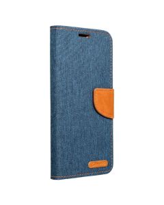 Forcell Canvas Diary Υφασμάτινη Θήκη Πορτοφόλι με δυνατότητα Stand‏ Navy Blue (Samsung Galaxy A25 5G)