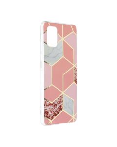 Forcell Cosmo Marble Silicone Case Design 02 Θήκη Σιλικόνης Pink (Samsung Galaxy M31s)