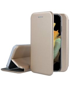 Forcell Elegance Book Case με Δυνατότητα Στήριξης - Gold (Samsung Galaxy A22 4G)