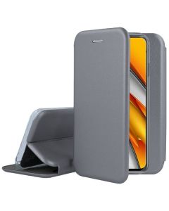 Forcell Elegance Book Case με Δυνατότητα Στήριξης - Grey (Xiaomi Poco F3 5G / Mi 11i)