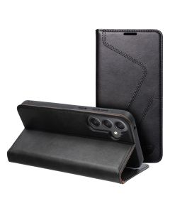 Forcell F-Protect PU Leather RFID Wallet Case Θήκη Πορτοφόλι με Stand - Black (Samsung Galaxy A35 5G)