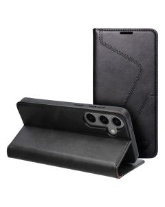 Forcell F-Protect PU Leather RFID Wallet Case Θήκη Πορτοφόλι με Stand - Black (Samsung Galaxy S24 Plus)